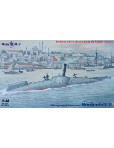 Nordenfeld II Turkish submarine, 1/144 - Micro Mir AMP MM144-040