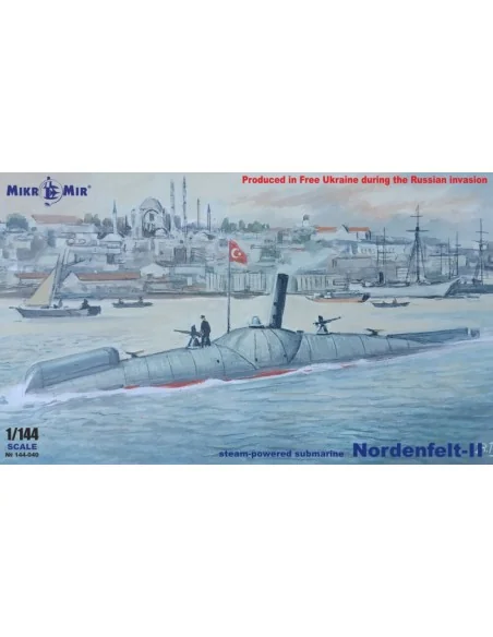 Nordenfeld II Turkish submarine, 1/144 - Micro Mir AMP MM144-040