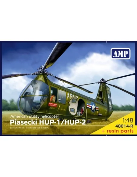Piasecki HUP-1/HUP-2 + resin motor parts, 1/48 - Micro Mir AMP AMP4...
