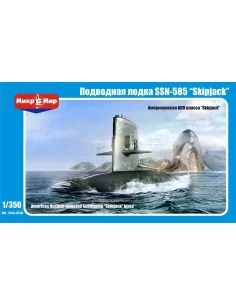 US nuclear-powered submarine "Skipjack", 1/350 - Micro Mir AMP MM35...