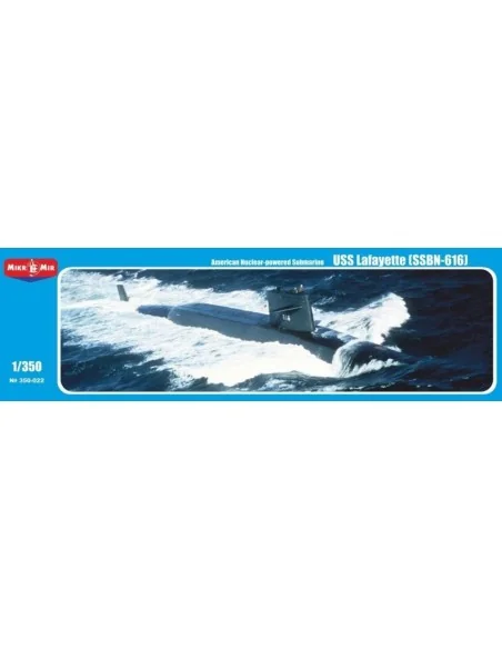 U.S. nuclear-powered submarine"Lafayette (SSBN-616), 1/350 - Micro ...
