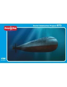 Soviet submarine Project 673, 1/350 - Micro Mir AMP MM350-023