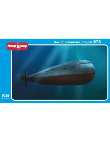 Soviet submarine Project 673, 1/350 - Micro Mir AMP MM350-023