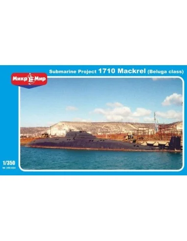 Soviet submarine Projekt 1710 Mackrel (Beluga class), 1/350 - Micro...