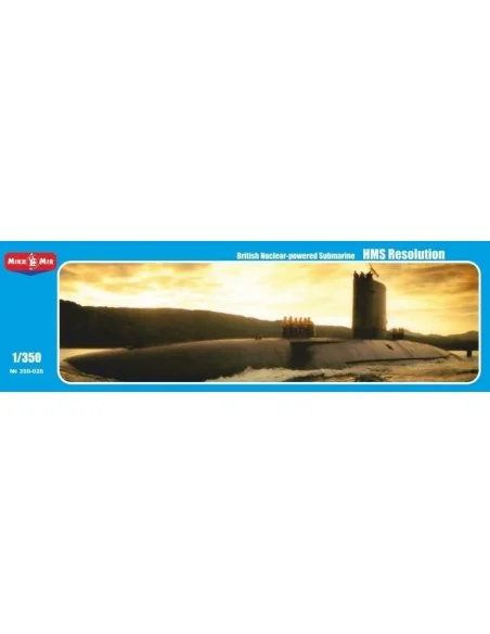 HMS Resolution British nuclear-powered submarine, 1/350 - Micro Mir...