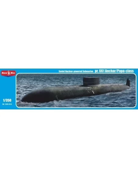 Project 661 Anchar/Papa-class Soviet nuclear-powered submarine, 1/3...