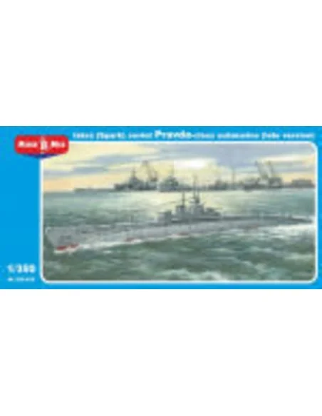 Iskara (Spark) soviet Pravda-class Submarine (late version), 1/350 ...