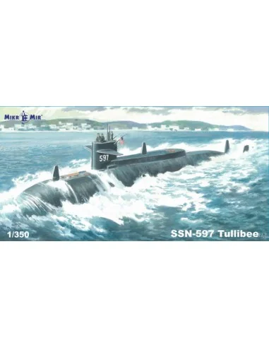SSN-597 Tullibee, 1/350 - Micro Mir AMP MM350-041