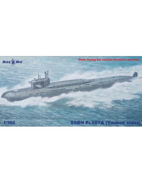 [NO_DESC] Soviet submarine SSBN Pr.667a (Yankee class), 1/350 - Mic...