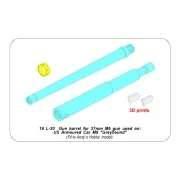 Gun barrel for 37 mm M6 gun used on US M8 Greyhound (Andy`s) - Aber...