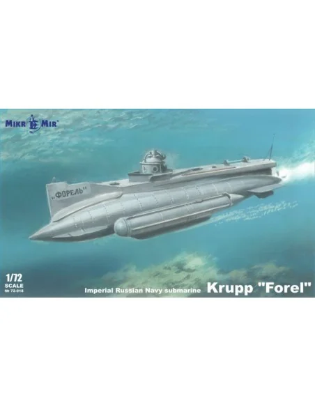 Krupp "Forel" Imperial Russian Navy submarine, 1/72 - Micro Mir AMP...