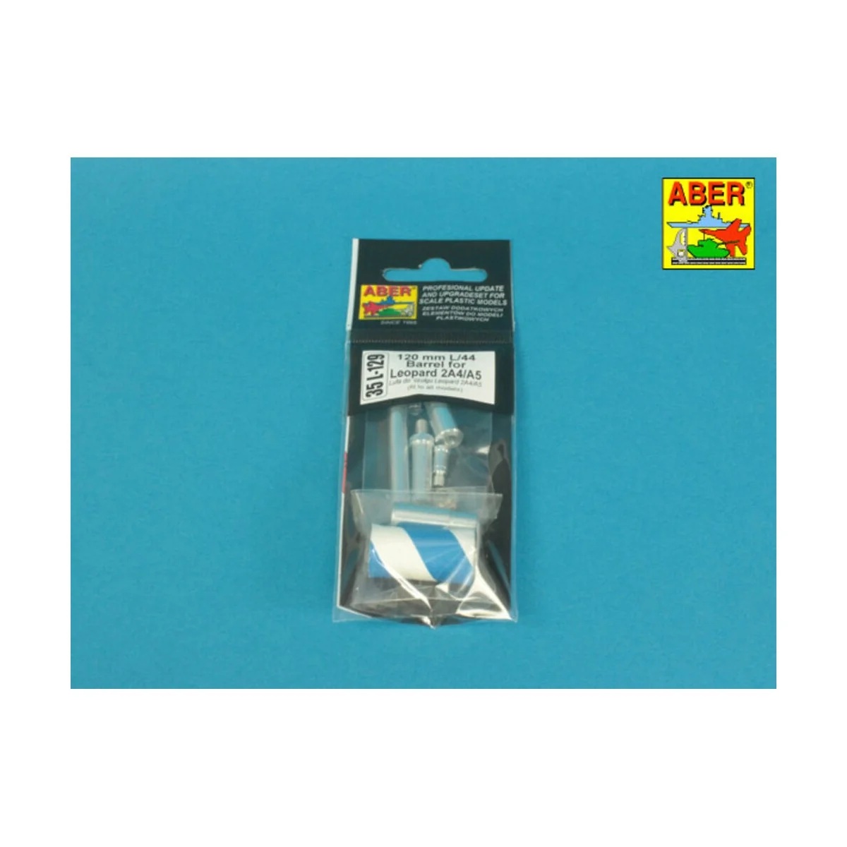 120 mm L/44 Barrel for German Tank Leopard 2A4/A5 (Universal), 1/35...