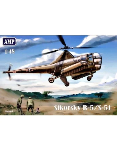 Sikorsky R-5/S-51 USAF rescue, 1/48 - Micro Mir AMP AMP48002