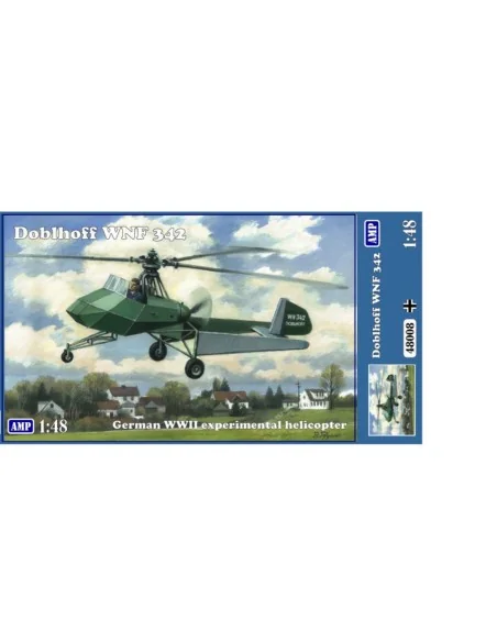 Doblhoff WNF 342 WWII German Experimenta Helicopter, 1/48 - Micro M...