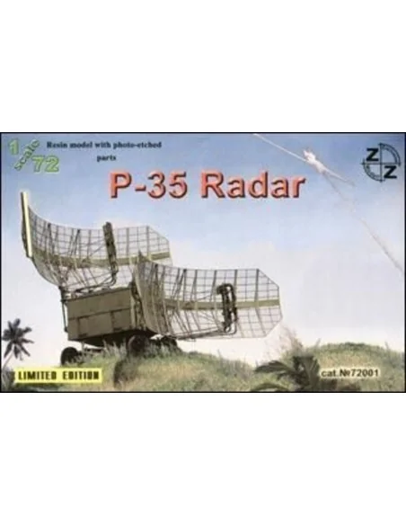 P-35 Soviet radar, resin/pe, 1/72 - ZZ Modell ZZ72001