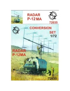 P-12MA radar (conversion set for ICM72541 kit), 1/72 - ZZ Modell ZZ...