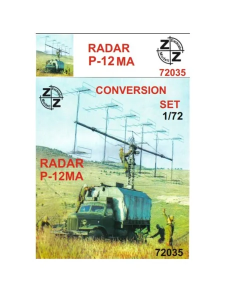 P-12MA radar (conversion set for ICM72541 kit), 1/72 - ZZ Modell ZZ...