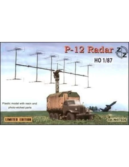 [NO_DESC] P-12 Soviet radar vehicle, 1/87 - ZZ Modell ZZ87026