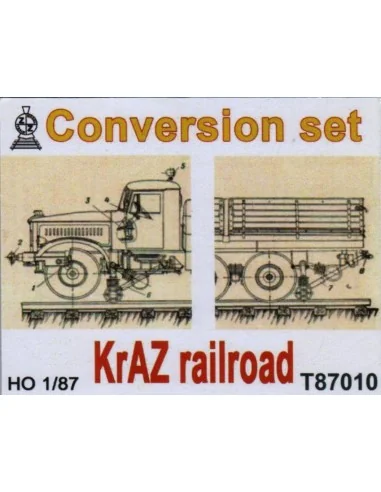 [NO_DESC] KrAZ railroad (conversion set), 1/87 - ZZ Modell ZZ-T87010