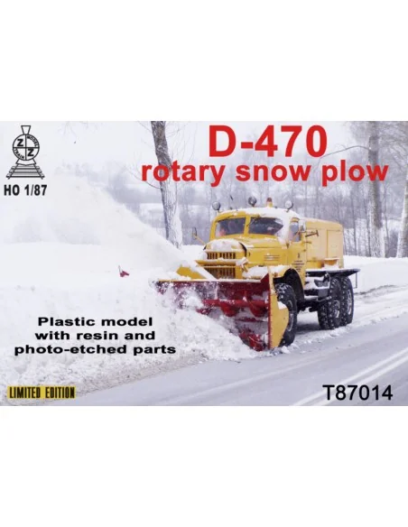 [NO_DESC] D-470 rotary snow plow, 1/87 - ZZ Modell ZZ-T87014