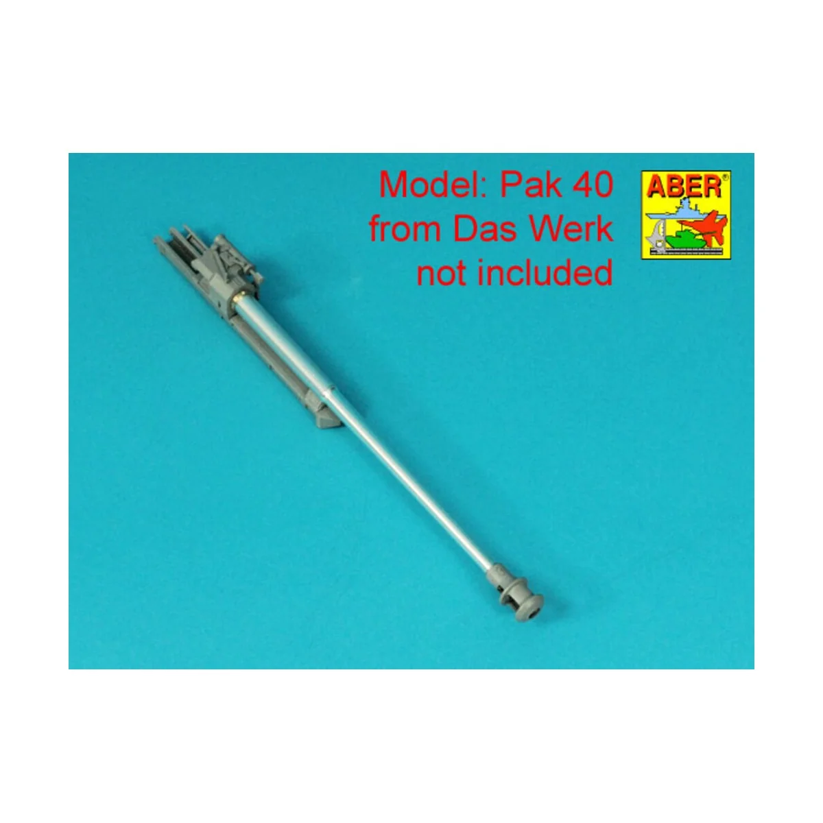 Barrel for German 75 mm PaK 40 gun without muzzle brake, 1/16 - Abe... Barrel for German 75 mm PaK 40 gun without muzzle brake, 1/16 - Abe...