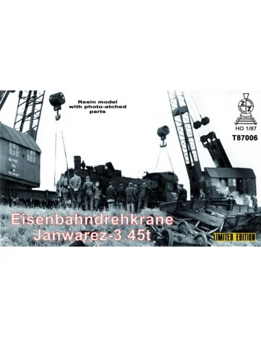 Eisenbahndrehkrane Janwarez-3 45t, 1/87 - ZZ Modell ZZ-T87006