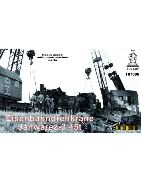 Eisenbahndrehkrane Janwarez-3 45t, 1/87 - ZZ Modell ZZ-T87006