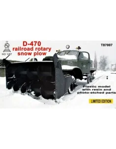 D-470 Railroad rotary snow plow, 1/87 - ZZ Modell ZZ-T87007