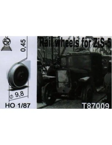 Rail wheels for ZiS-5, 1/87 - ZZ Modell ZZ-T87009