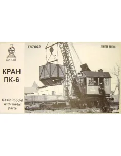 PK-6 railway crane, 1/87 - ZZ Modell ZZ-T87002