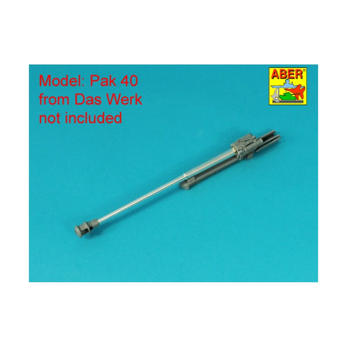 Barrel for German 75 mm PaK 40 gun without muzzle brake, 1/16 - Abe... Barrel for German 75 mm PaK 40 gun without muzzle brake, 1/16 - Abe...