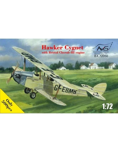 Hawker Cygnet with Bristol Cherub - III engine, 1/72 - Avis AV72050