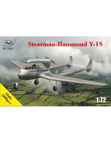 [NO_DESC] Stearman-Hammond Y-1S "K-L-M Holland, 1/72 - Avis AV72051