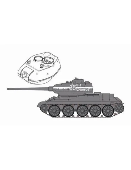 [NO_DESC] T-34/76 model 1943, 1/35 - CMK 129-3070