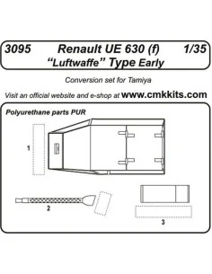 Renault UE 630 (f) Luftwaffe Type Early für Tamiya Bausatz, 1/35 - ...