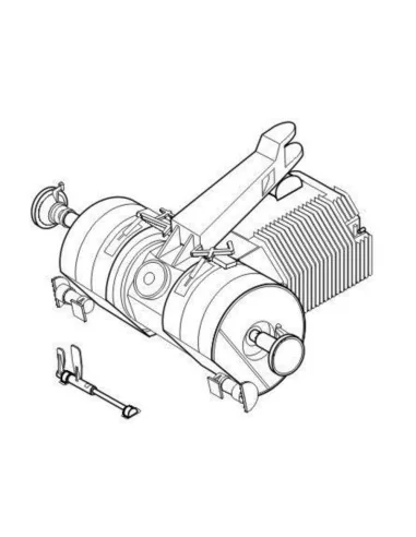 Sd.Kfz. 138/1 Grille Transmission set, 1/35 - CMK 129-3120