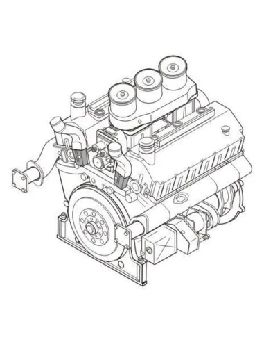 Maybach HL 230 P45 - Ger. tank engine, 1/35 - CMK 129-3128