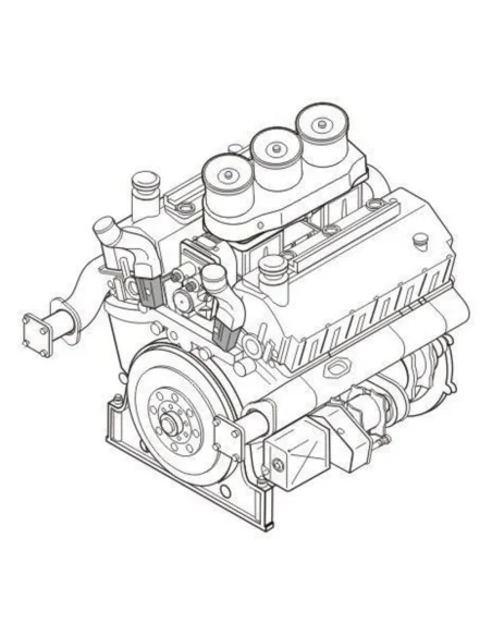 Maybach HL 230 P45 - Ger. tank engine, 1/35 - CMK 129-3128