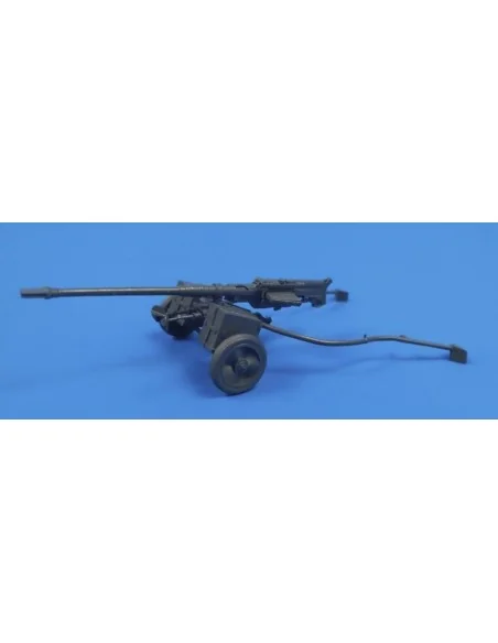 German WWII Anti-Tank Rifle Solothurn S-18/1000 w/wheeled carriage,...