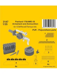 Panhard 178/AMD-35 Armament and Ammunition (ICM/Revell Tamiya kits)...