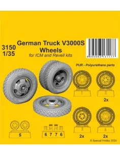 German Truck V3000S Wheels 1/35 / for ICM kits, 1/35 - CMK 129-3150