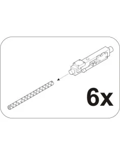 Browning M2 6pcs. WWII aircraft gun, 1/32 - CMK 129-5064