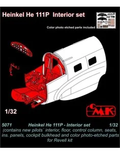 Heinkel He 111P Interior set, 1/32 - CMK 129-5071