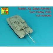120 mm L/55 CN08 Barrel to K2 Tank Black Panther - Aber Models 35 L...
