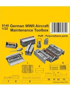 German WWII Aircraft Maintenance Toolbox, 1/32 - CMK 129-5145