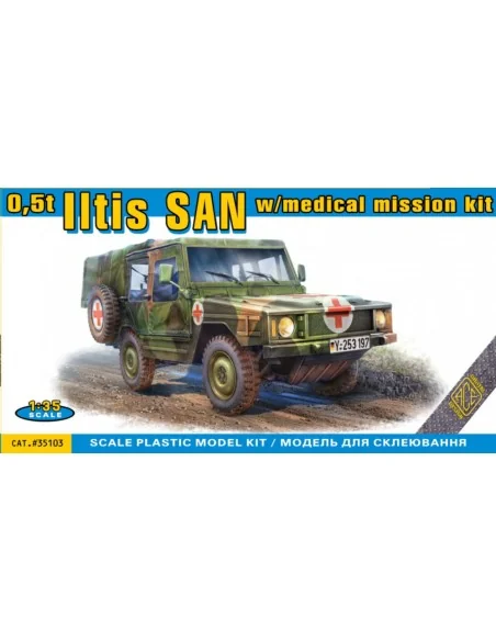 [NO_DESC] 0, 5t Iltis SAN w/medical mission kit, 1/35 - ACE ACE35103