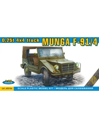 MUNGA F91/4 0.25t 4x4 truck, 1/35 - ACE ACE35104