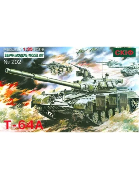 [NO_DESC] T 64 A Soviet Main Battle Tank, 1/35 - Skif MK202