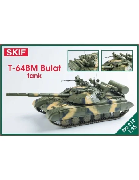 T-64BM Bulat Ukrainian main battle tank, 1/35 - Skif MK212