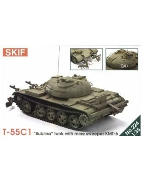 [NO_DESC] T-55 'Bublina' tank with mine sweeper, 1/35 - Skif MK224